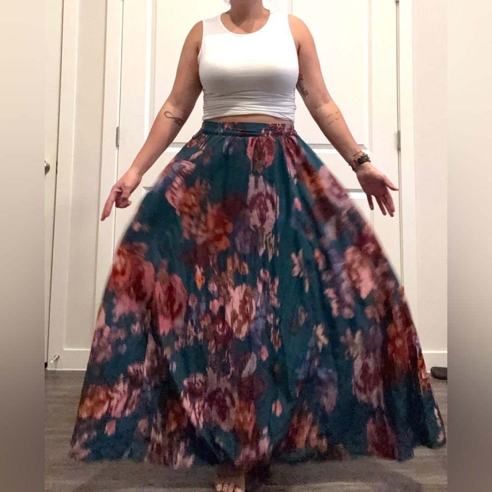 Beautifully colored skirt